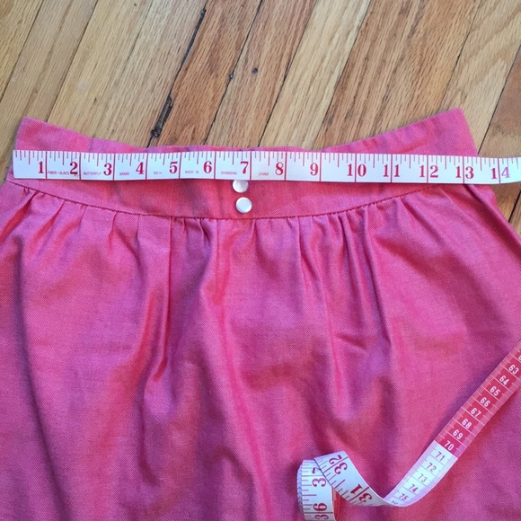 Pretty pink vintage A line skirt - Picture 4 of 8